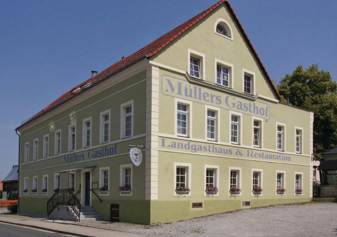 Landgasthaus Muellers Gasthof Radeberg Bagian luar foto