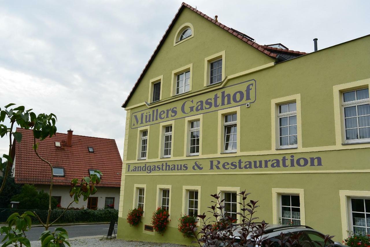 Landgasthaus Muellers Gasthof Radeberg Bagian luar foto