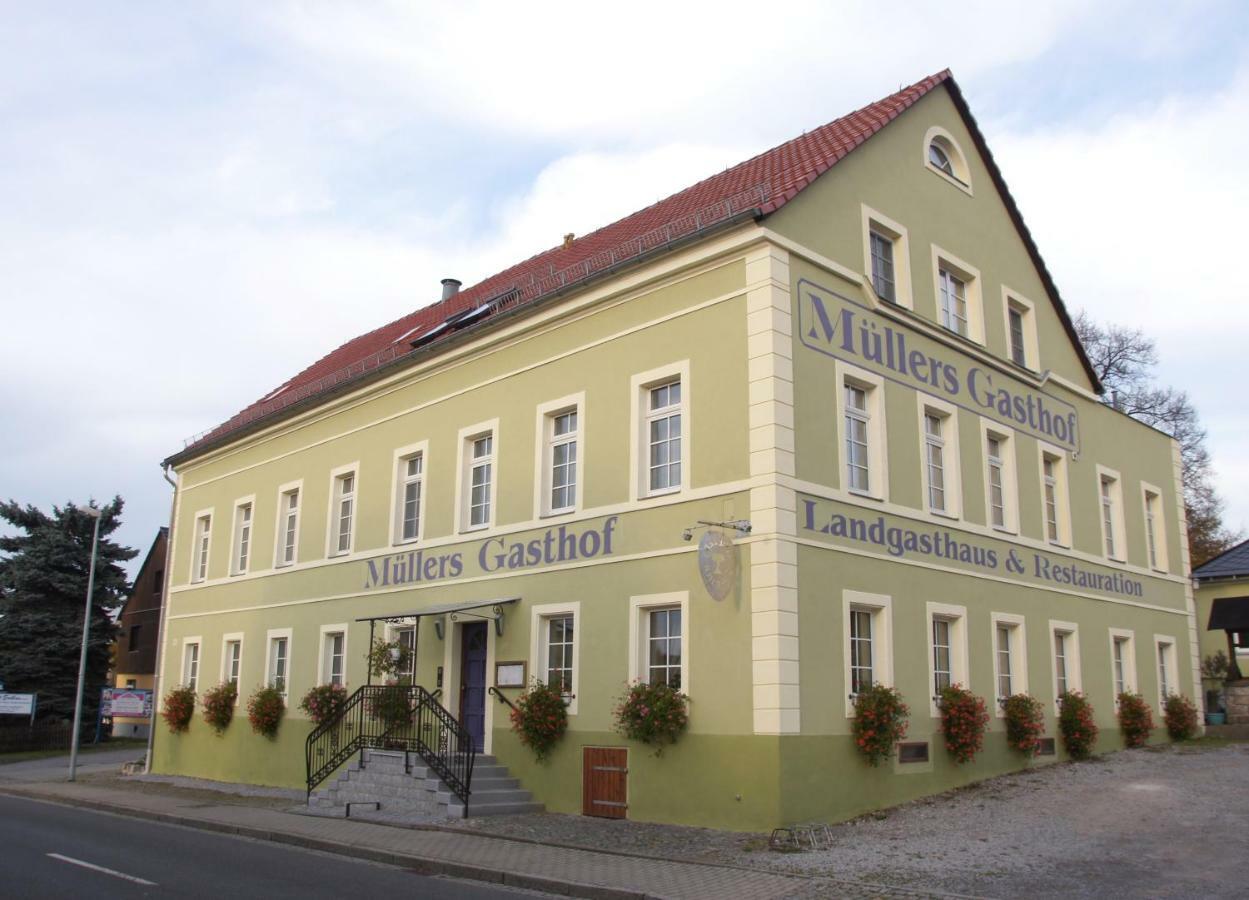 Landgasthaus Muellers Gasthof Radeberg Bagian luar foto