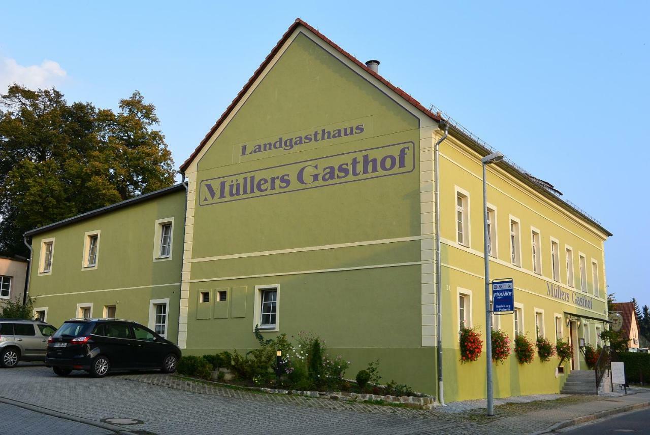 Landgasthaus Muellers Gasthof Radeberg Bagian luar foto